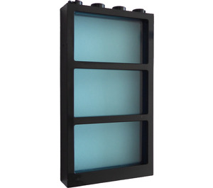 LEGO Sort Window 1 x 4 x 6 Frame with Transparent Light Blue Glass