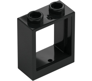 LEGO Black Window Frame 1 x 2 x 2 (60592 / 79128)