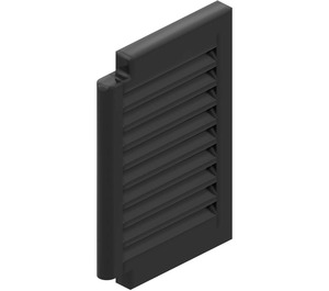 LEGO Schwarz Fenster Pane 1 x 2 x 2 Shutter (3582)