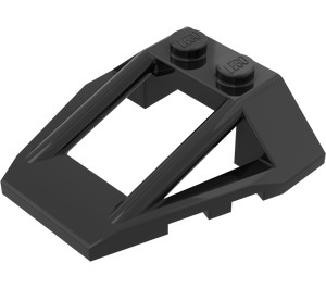 LEGO Black Windscreen 4 x 4 x 1 Roll Cage (28977 / 47758)