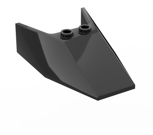 LEGO Black Windscreen 6 x 4 x 1.3 (6152)