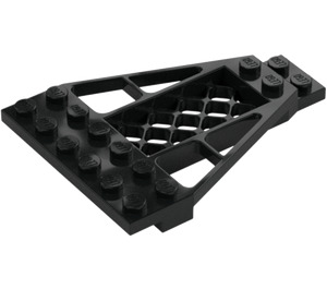 LEGO Noir Aile 6 x 8 x 0.7 avec Grille (30036)