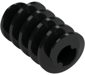 LEGO Black Worm Gear with New Axle (32905)