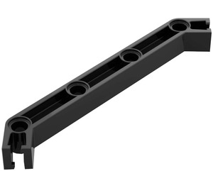 LEGO Schwarz Znap Balken Angle 4 Löcher (32204)