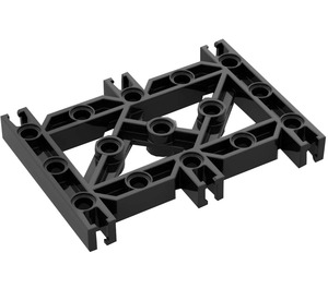 LEGO Schwarz Znap Grid 15 Löcher (32213)