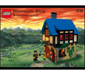 LEGO Blacksmith Shop Set 3739 Instructions