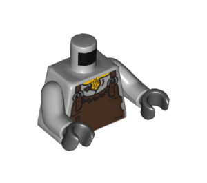 LEGO Blacksmith Torso With Brown Leather Apron (973 / 76382)