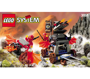 LEGO Blaze Attack 3051 Anweisungen