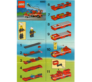 LEGO Blaze Battler Set 6593 Instructions