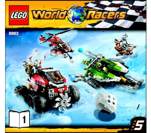 LEGO Blizzard's Peak 8863 Instruktioner