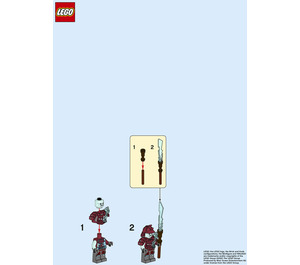 LEGO Blizzard Samurai 891956 Instruktioner