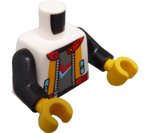 LEGO Blogger - White Jacket Minifig Torso (973 / 76382)