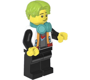 LEGO Blogger - blanc Jacket Figurine