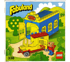 LEGO Blondi the Pig en Taxi Station 338-2 Instructions