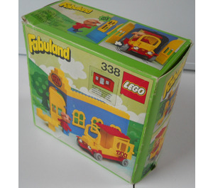 LEGO Blondi the Pig et Taxi Station 338-2 Packaging