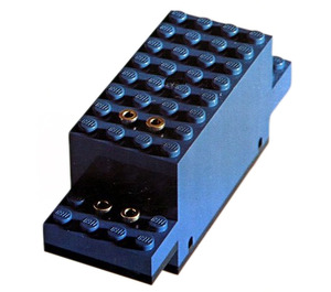 LEGO Blue 4.5 Volt Motor 12 x 4 x 4 with 4 Female Pins