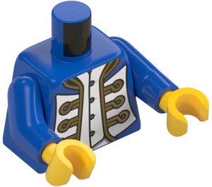 LEGO Blå Admiral Minifigur Overkropp (973 / 76382)