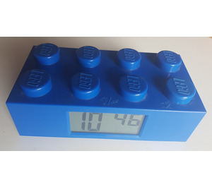 LEGO Blau Alarm Clock - 2 x 4 Backstein (Blau)