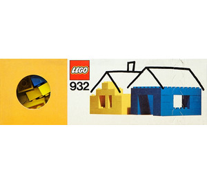LEGO Blau und Gelb Bricks 932