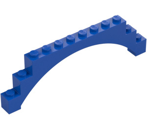 LEGO Blue Arch 1 x 12 x 3 with Raised Arch and 5 Cross Supports (18838 / 30938)