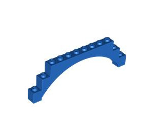 LEGO Blue Arch 1 x 12 x 3 with Raised Arch and 5 Cross Supports (18838 / 30938)