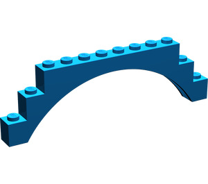 LEGO Blue Arch 1 x 12 x 3 without Raised Arch (6108 / 14707)