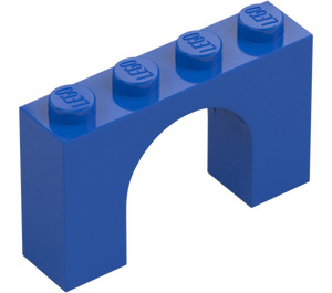 LEGO Blau Bogen 1 x 4 x 2 (6182)