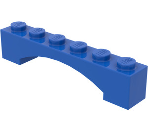 LEGO Blau Bogen 1 x 6 Erhöhter Bogen (92950)