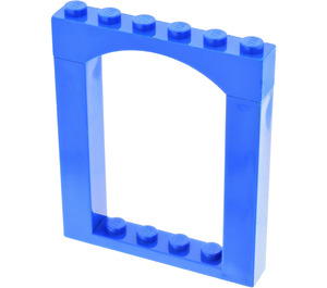 LEGO Blauw Boog 1 x 6 x 5 met Supports en Plaat (30257 / 76034)