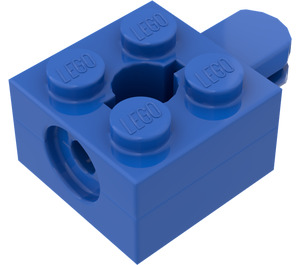 LEGO Blå Arm Klods 2 x 2 med Arm Holder med Hul og 1 Arm