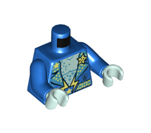 LEGO Blue Avatar Jay Minifig Torso (973 / 76382)