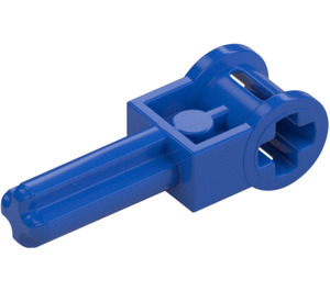 LEGO Blauw As 1.5 met Haakse As Connector (6553)