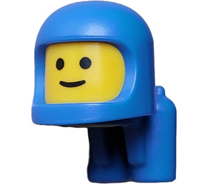 LEGO Azul Bebé Cabeza con Azul Casco espacial y Aire Tanques (107513)