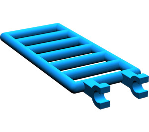 LEGO Blau Bar 7 x 3 mit Doppelt Clips (5630 / 6020)