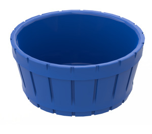 LEGO Blue Barrel 4.5 x 4.5 without Axle Hole (4424)