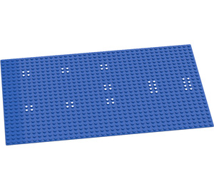 LEGO Blue Baseplate 24 x 40 with Set 373 Dots