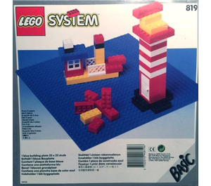 LEGO Blue baseplate Set 819