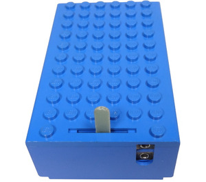 LEGO Blue Battery Box 4.5V 6 x 11 x 3 Type 2 for 2 pins connectors and bottom plugs