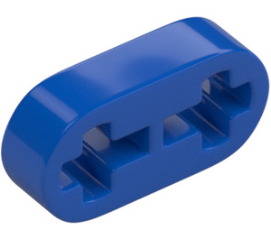 LEGO Blauw Balk 2 x 0.5 met As Gaten (41677 / 44862)