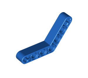 LEGO Blauw Balk Krom 53 graden, 4 en 4 Gaten (32348 / 42165)