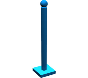 LEGO Blue Belville Parasol Stand (6253)
