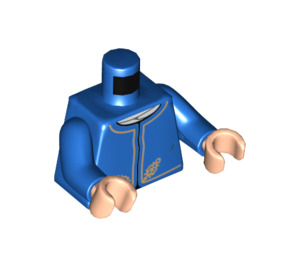 LEGO Blauw Bespin Bewaker Minifiguur Torso (973 / 76382)