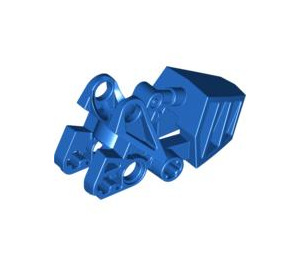LEGO Bleu Bionicle Toa Foot avec Rotule (Sommets arrondis) (32475)