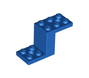 LEGO Blauw Beugel 2 x 5 x 2.3 zonder studhouder aan de binnenzijde (6087)