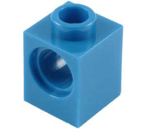 LEGO Blue Brick 1 x 1 with Hole (6541)