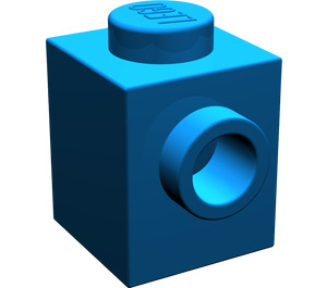 LEGO Blau Backstein 1 x 1 mit Bolzen auf Zwei Gegenüberliegende Seiten (47905)