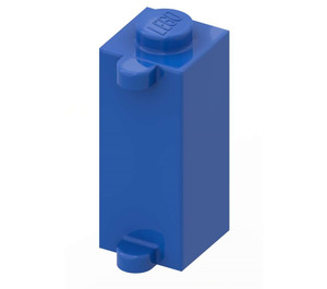 LEGO Blau Backstein 1 x 1 x 2 mit Shutter Halter (3581)