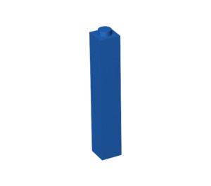 LEGO Bleu Brique 1 x 1 x 5 avec un tenon plein (2453)