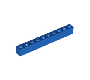 LEGO Blauw Steen 1 x 10 (6111)