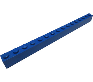 LEGO Blue Brick 1 x 16 (2465)